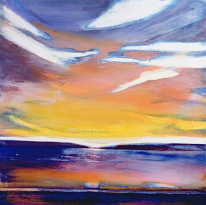 Paesaggio marino serale da Lou Gibbs